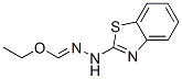 Methanehydrazonic acid, N-2-benzothiazolyl-, ethyl ester (9CI),89969-39-1,结构式