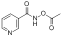 Hydroxylamine, O-acetyl-N-nicotinoyl- 化学構造式