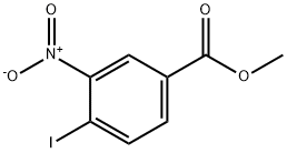 4-碘-3-硝基苯甲酸甲酯,89976-27-2,结构式