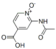 Isonicotinic acid, 2-acetamido-, 1-oxide (7CI) 化学構造式