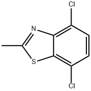 Benzothiazole, 4,7-dichloro-2-methyl- (7CI),89978-25-6,结构式
