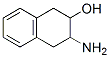 2-Naphthalenol,  3-amino-1,2,3,4-tetrahydro- Structure
