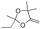 1,3-Dioxolane,  2-ethyl-2,4,4-trimethyl-5-methylene- Structure