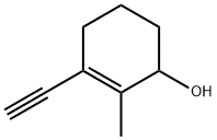 2-Cyclohexen-1-ol, 3-ethynyl-2-methyl- (9CI) Structure