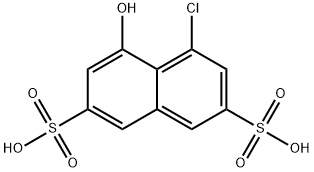 4-chloro-5-hydroxynaphthalene-2,7-disulphonic acid 