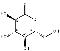 葡糖酸内酯, 90-80-2, 结构式
