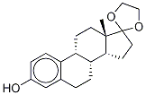 Estrone 17-Ethylene Ketal, 900-83-4, 结构式