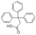 3,3,3-トリフェニルプロピオン酸 化学構造式