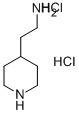 4-(2-アミノエチル)ピペリジン二塩酸塩 化学構造式