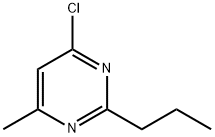 4-クロロ-6-メチル-2-プロピルピリミジン 化学構造式