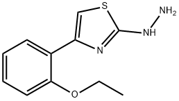 4-(2-ETHOXYPHENYL)-2(3H)-THIAZOLONE HYDRAZONE 结构式