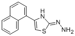 4-(1-NAPHTHALENYL)-2(3H)-THIAZOLONE HYDRAZONE Struktur