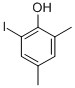 2-碘-4,6-二甲基苯酚, 90003-93-3, 结构式