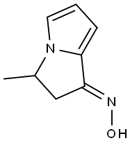 1H-Pyrrolizin-1-one,2,3-dihydro-3-methyl-,oxime(7CI) Struktur