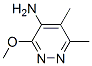 Pyridazine,  4-amino-3-methoxy-5,6-dimethyl-  (7CI),90008-49-4,结构式