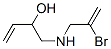1-(2-bromoprop-2-enylamino)but-3-en-2-ol Struktur