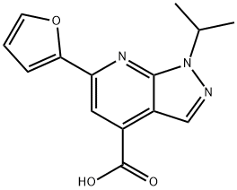 6-(Furan-2-yl)-1-isopropyl-1H-pyrazolo[3,4-b]pyridine-4-carboxylic acid price.