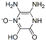 2(1H)-Pyrazinone,  5,6-diamino-3-hydroxy-,  4-oxide Structure