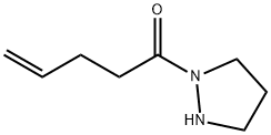 4-Penten-1-one,  1-(1-pyrazolidinyl)-,900189-00-6,结构式