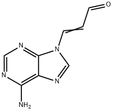 9-(3-oxoprop-1-enyl)adenine 化学構造式