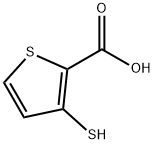 3-巯基噻吩-2-羧酸,90033-62-8,结构式