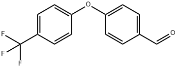 4-(4-三氟甲基苯氧基)苯甲醛, 90035-20-4, 结构式