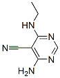 5-Pyrimidinecarbonitrile,  4-amino-6-(ethylamino)-|