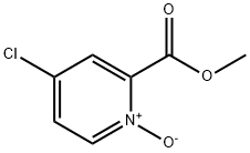 4-chloro-1-oxy-pyridine-2-carboxylic acid methyl ester Structure