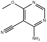 4-AMINO-6-METHOXYPYRIMIDINE-5-CARBONITRILE Struktur
