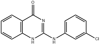 2-((3-CHLOROPHENYL)AMINO)QUINAZOLIN-4(3H)-ONE,900490-21-3,结构式