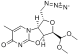 6ALPHA-DEOXY-6ALPHA-AZIDO-4ALPHA-DEOXY-4ALPHA-(THYMIN-1-YL)-2,3ALPHA:2ALPHA,5ALPHA-DIANHYDRO-L-ALTROFURANOSE DIMETHYL ACETAL,900513-67-9,结构式