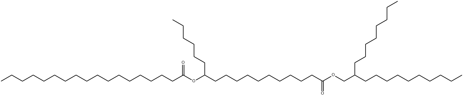 辛基十二醇硬脂酰氧基硬脂酸酯, 90052-75-8, 结构式