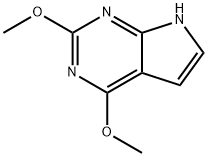 2,6-DIMETHOXY-7-DEAZAPURINE Structure