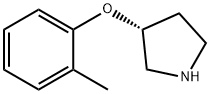 (R)-3-(O-TOLYLOXY)PYRROLIDINE Structure