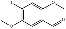 4-IODO-2,5-DIMETHOXYBENZALDEHYDE 化学構造式