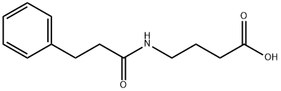 4-[(3-phenylpropanoyl)amino]butanoic acid,90068-72-7,结构式