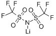 双三氟甲基磺酰亚胺锂(LITFSI), 90076-65-6, 结构式