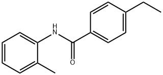 BENZAIMDE, 4-ETHYL-N-(2-METHYLPHENYL)- Structure