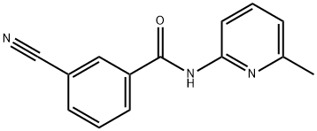 3-cyano-N-(6-methylpyridin-2-yl)benzamide,900801-18-5,结构式