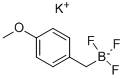 Potassium trifluoro(4-methoxybenzyl)borate 化学構造式