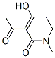 2(1H)-Pyridone, 3-acetyl-5,6-dihydro-4-hydroxy-1-methyl- (7CI) 结构式