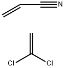 POLY(VINYLIDENE CHLORIDE-CO-ACRYLONITRILE) Struktur