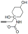 1,4-Cyclohexanediol,1-(2-propynyl)-,1-carbamate,trans-(9CI) 结构式