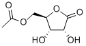 5-O-ACETYL-D-RIBO-1,4-LACTONE,90108-55-7,结构式