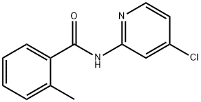 N-(4-CHLORO-2-PYRIDINYL)-2-METHYL-BENZAMIDE Structure