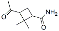 Cyclobutanecarboxamide, 3-acetyl-2,2-dimethyl- (9CI) Structure