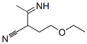 Butyronitrile,  2-acetimidoyl-4-ethoxy-  (7CI) Structure