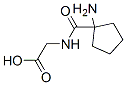 2-[(1-aminocyclopentanecarbonyl)amino]acetic acid,90153-01-8,结构式
