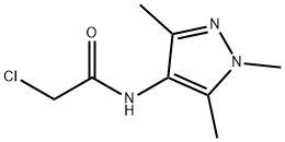 2-chloro-N-(1,3,5-trimethyl-1H-pyrazol-4-yl)acetamide Structure