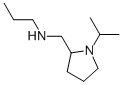 N-[(1-ISOPROPYL-2-PYRROLIDINYL)METHYL]-1-PROPANAMINE 结构式